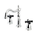 Kingston Brass 8" Widespread Bathroom Faucet, Chrome KB1971PKX